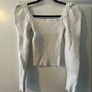 Pearl Embellished Sweater